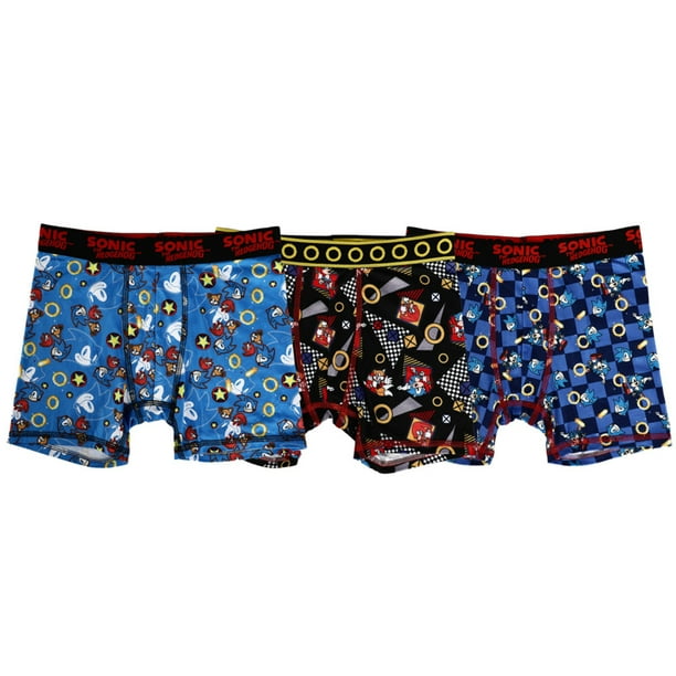 NEW Sonic the Hedgehog Underwear Briefs Boys 4 6 8 XS S M 5 Pack