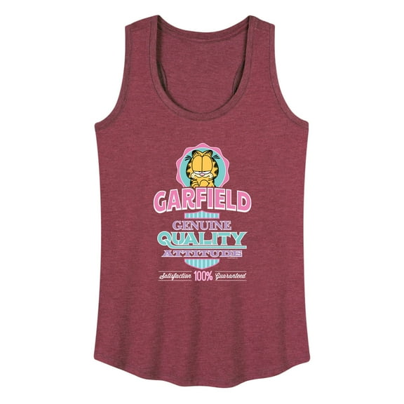 Garfield - Genuine Attitude - Women's Racerback Tank Top