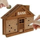 thumbnail image 2 of 2000 Euro Alcancía de Madera para Adultos Niños Hucha Dinero Banco de Madera Reutilizable Hucha, 2 of 5