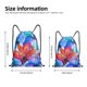 thumbnail image 2 of Fotbe Bright Flowers Bolsa Mochila con Cordón Estampada, Bolsa de Gimnasio Deportiva, Bolsa Cinch, Bolsa con Cordón para Hombres y Mujeres-Medium, 2 of 6