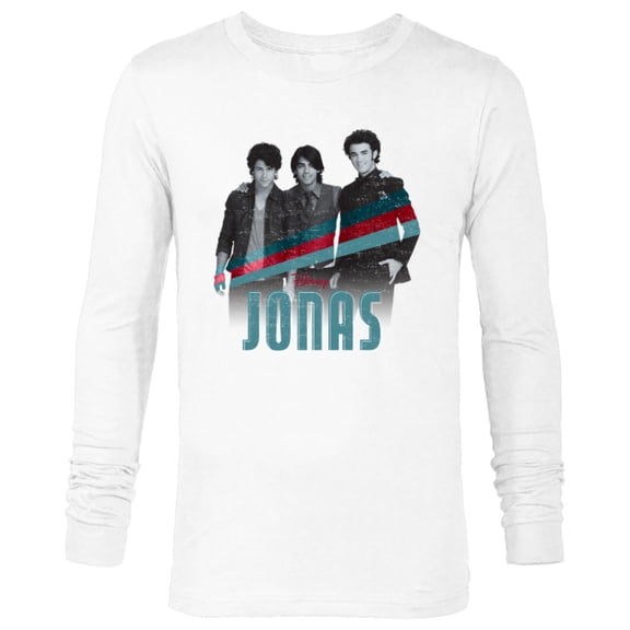 Disney Channel JONAS Nick Joe and Kevin - Long Sleeve T-Shirt for Men - Customized-White