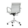 thumbnail image 3 of Sunpan Chaise de Bureau Moderne Morgan Neige, 3 of 4