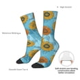 thumbnail image 4 of Logiee Sunflowers Print Adult Socks for Men & Women,Calf Socks, Ankle Socks,Boots Socks,Breathable Casual Sock,Unisex Crew Socks, 4 of 6