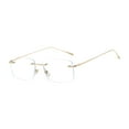 thumbnail image 3 of Gafas sin marco versátiles para adultos, modernas y ultraligeras. Oro, 3 of 9