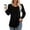 Black, variant on Samickarr Pleated Blouses for Women Dressy Casual Long Sleeve Shirts Fall Tunic Tops Sweatshirt for Women