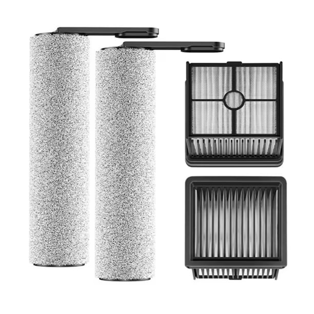 4 Piezas de Repuesto para Aspiradora para para 2.0 Pro/K10/K10Pro Trouver K10/K10Pro. Incluye Filtros HEPA y Cepillo Giratorio.
