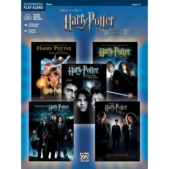Pop Instrumental Solos Harry Potter Instrumental Solos (Movies 1-5): Flute, Book & Audio/Software, (Paperback)
