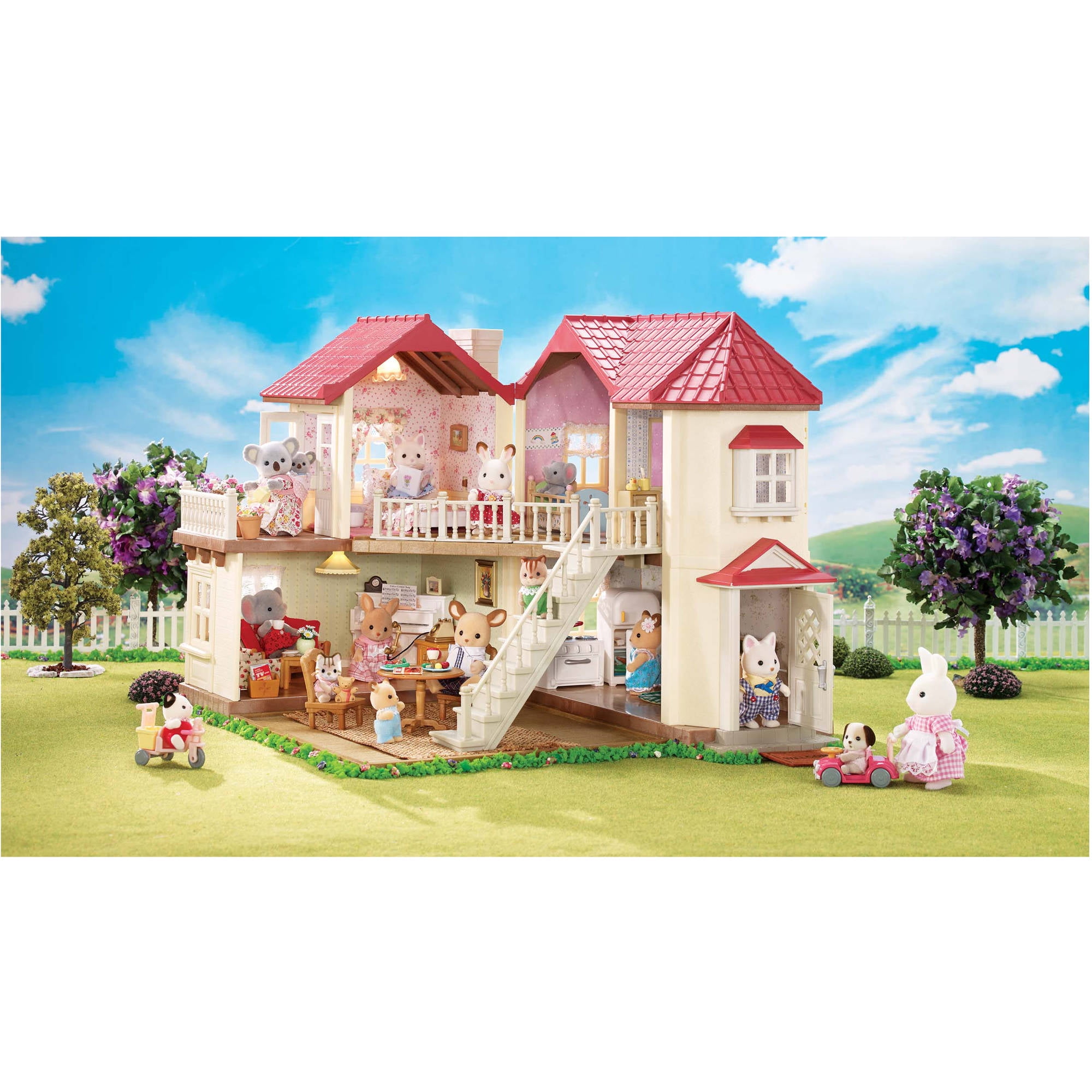 calico critters luxury townhome gift set