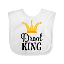 Inktastic Drool King Baby Boy Funny Boys Baby Bib