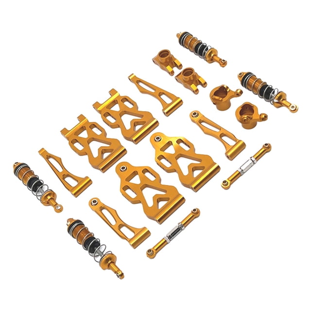 Piezas de metal para coche RC 1/16 perfke cabezales de dirección varilla de conexión