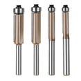 thumbnail image 4 of 6Mm /4In Shank Trim Router Bit 3 Flute Pattern Wood Router Bit With Bearing, 4 of 6