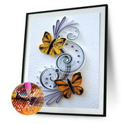 YYY 5D DIY round diamond flower and butterfly series rhinestone
