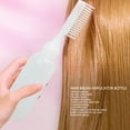 thumbnail image 3 of Botella aplicadora de cepillo para el cabello botella aplicadora de peine de raíz de capacidad de 6 oz escala transparente blanca para salón ANGGREK Otros, 3 of 8