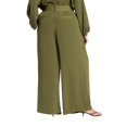 thumbnail image 2 of ELOQUII Women's Plus Size Wide Leg Belted Pant, 2 of 3
