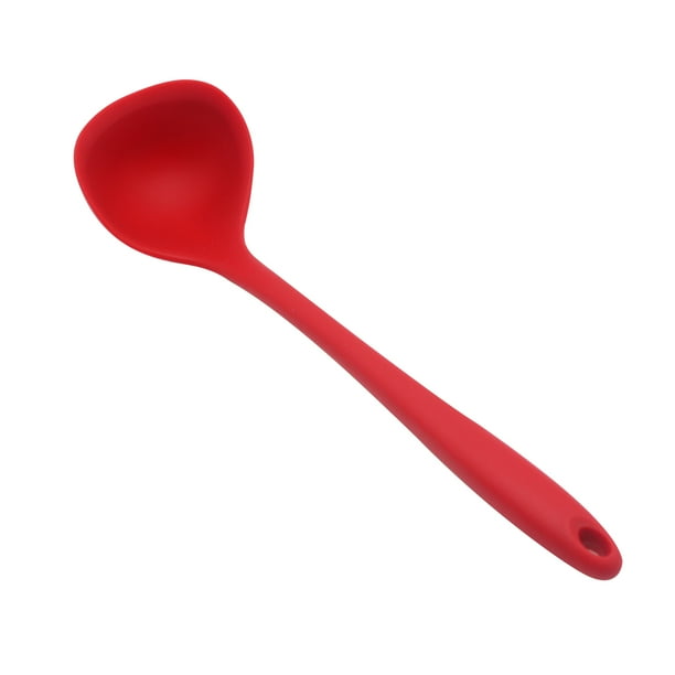 Oulangbo Silicone Ladle Spoon Seamless Nonstick Kitchen Soup Ladles