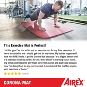 AIREX Corona Premium Exercise Mat Fitness for Yoga, Physical Therapy, Rehabilitation, Balance & Stability Exercises, Pilates, Aerobics