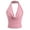 C-Pink, variant on Ulitacool Women'S Shirts Solid Color Sparkling Neck Camisole Backless Sleeveless Tank Top Summer Vest Blouse Basic Daily Wear M White