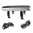 thumbnail image 3 of relayinert Bicycle Rear Seat Cushion Comfortable for Men Women Bike Rear Saddle Black Silver Length 30cm, 3 of 6