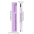 thumbnail image 3 of Eyebrow Pencil, Double-Ended Feather Edge Brow Pencil with Spoolie, Precision Definer for Natural Hair-Like Strokes, Easy Shape, Fill & Blend Eyebrow Makeup, 3 of 7