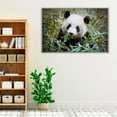 thumbnail image 3 of Giant Panda During His Lunch - Wrapped Canvas Print Wall Art | 30" W x 20" H, 3 of 4