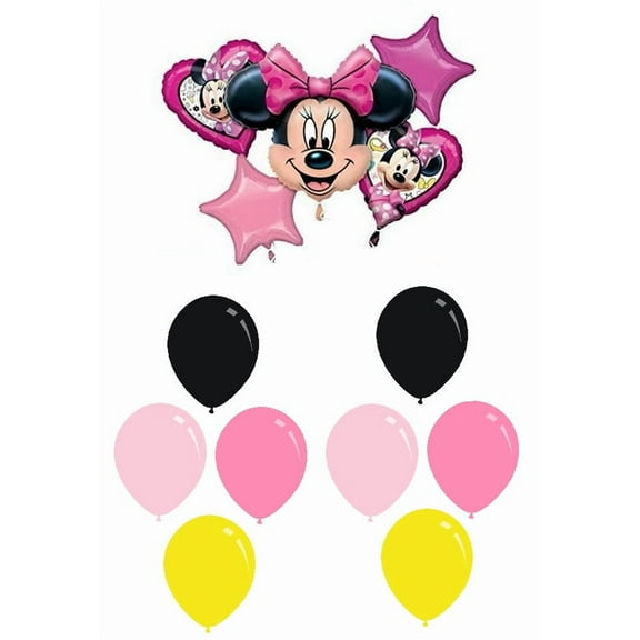 Minnie Mouse Birthday Party Supplies Balloon Bouquet Decorations