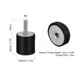 thumbnail image 2 of Goma Soportes 6uds M6 Macho/Hembra Vibraciones Aislador Impacto Absorbedor, para Garaje Motor Aire Compresor Coche Barco Bobinas, D20mmxH20mm, 2 of 5