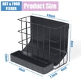 thumbnail image 2 of Comedero de heno CAIQINLI para conejos, conejitos y chinchillas de metal, 2 of 6
