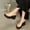 #242-Black, variant on Wowcloth Women's Fashion Casual Beach Slide Sandals – Transparent Strap Round Toe Open-Toe with Thick Wedge Heel for Spring Footwear