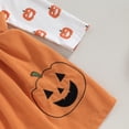thumbnail image 5 of Okbabeha My First Halloween Baby Girl Outfit Newborn Pumpkin Ghost Onesie Corduroy Suspender Skirt Cute Fall Clothes, 5 of 7