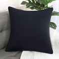 thumbnail image 2 of Unique Bargains 18'x18' Decorative Throw Pillow Cover Stretch Spandex Sofa Cushion Cover, Navy Blue, 2 of 8