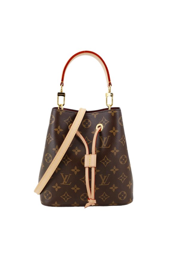Pre-Owned Louis Vuitton Neonoe BB Monogram Canvas Bucket Bag Brown
