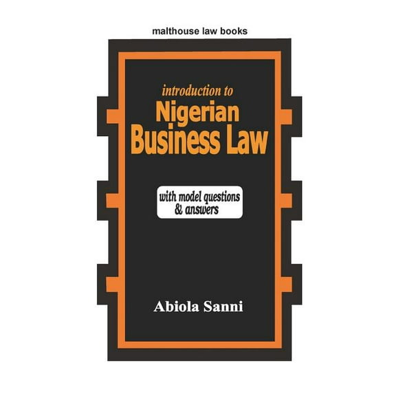 Introduction to Nigerian Business Law, (Paperback)