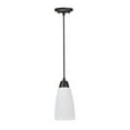thumbnail image 4 of Aspen Creative 62017-1, Two-Light Metal Bathroom Vanity Wall Light Fixture, 13 1/2" Wide, Transitional Design in Satin Nickel with Satin Etched Tulip Glass Shade, 4 of 4