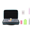 thumbnail image 1 of Diamond Painting Storage Containers 80 Slots Diamond Embroidery Storage Box with Nail Art Craft Accessory Portable Bead Storage Container Shockproof Durable High Capacity, 1 of 9