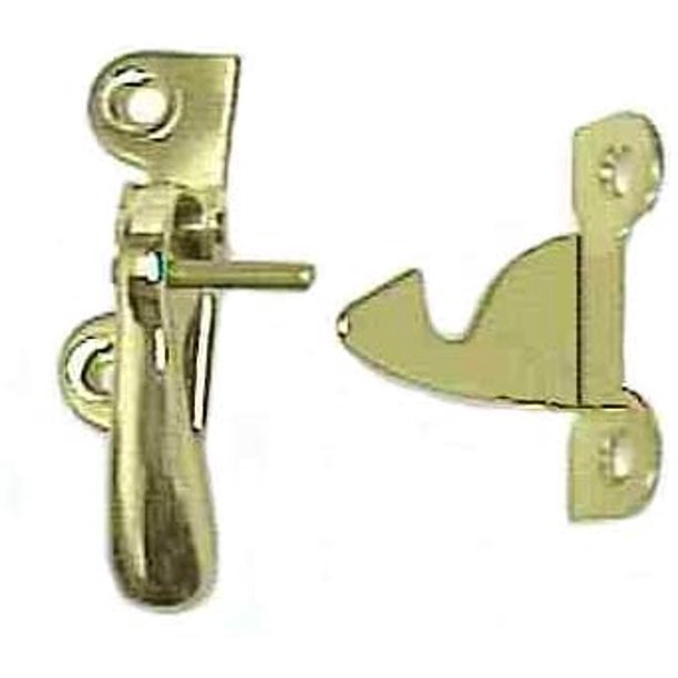 Solid Brass Hoosier Cabinet Door Flush Mount Left Latch W Strike For Antique Cabinet Vintage Cupboard Walmart Com