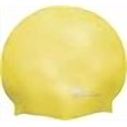 thumbnail image 3 of Swim Research Metallic Hypoallergenic Solid Silicone Swim Cap (Metallic Yellow), 3 of 4