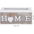 thumbnail image 2 of Tea Bag Jewelry Organizer Storage Box Desktop Container, Tea Storage Box Organizer Chest | Tea Bag Holder Home Decoration(2 Compartments), 2 of 8