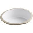 thumbnail image 1 of KOHLER K-2883-0 Évier de Salle de Bain Rond en Verticyle Blanc, 1 of 3