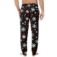 thumbnail image 4 of Christmas Mens Pajama Pants Funny Xmas Printed Sleepwear Pj Pants Christmas Soft Comfy Drawstring Bottoms Sleep Lounge Pj Pants, 4 of 7