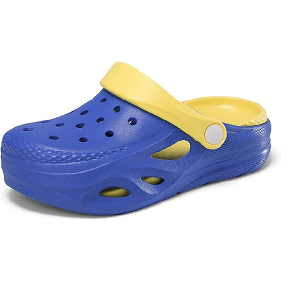 Kids Cute Clogs Cartoon Garden Shoes Boys Girls Slides Slippers Slip On Water Shower Beach Pool Sandals