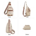 thumbnail image 4 of GAEKEAO Sling Bag for Women Crossbody Bags Fanny Pack Vegan Leather Chest Bag Travel Shoulder Belt Purse Backpack Gifts, 4 of 7