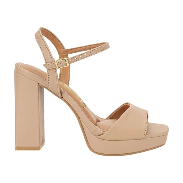 Zapatilla Mujer VIZZANO 6551100 Tacon Bloque beige 25.5