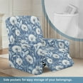 thumbnail image 3 of FOR U DESIGNS Dandelion Pattern Recliner Chair Covers Stretch Lazy Boy Recliner Covers Protector with Armrest, Reusable Reclining Slipcovers with Storage Pocket, 3 of 8
