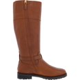 thumbnail image 2 of Lauren Ralph Lauren Womens Everly Leather Tall Mid-Calf Boots, 2 of 3