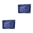 thumbnail image 4 of Decodeary Durable Pouch For Organizing Documents In Office Portable Zippered Pouch Navy Blue 2Set, 4 of 6