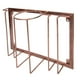 thumbnail image 2 of Colgador Para Copas De Vino, Práctico Estante Para Copas De Vino De Larga Vida útil Con Soporte Para Copas Para La Mayoría De Los Gabinetes Octpeak Bronce, 2 of 8