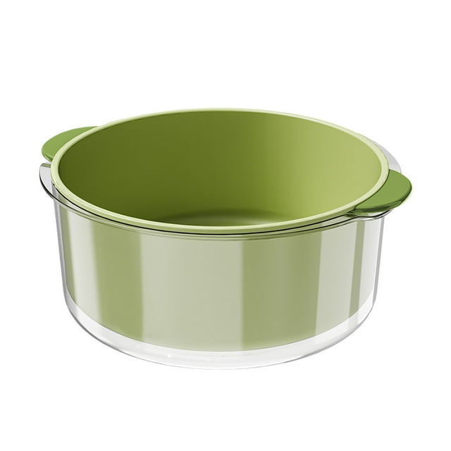 Kitchen Drain Rack Double Layer PET Vegetable Fruit Washing Filter Strainer Drying Dish Organizer Storage Large Dishracks on Counter with Drainboard Dishpan for Dish Drainer in Large Dish Stand Dryer