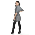 thumbnail image 3 of Blazer largo con jareta Roman Fashion /Juvenil, 5027 (Gris) gris M, 3 of 6