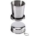 thumbnail image 2 of Taza de té portátil de viaje para acampar al aire libre plegable de acero inoxidable (250 ml) Sywqhk Para Estrenar, 2 of 8