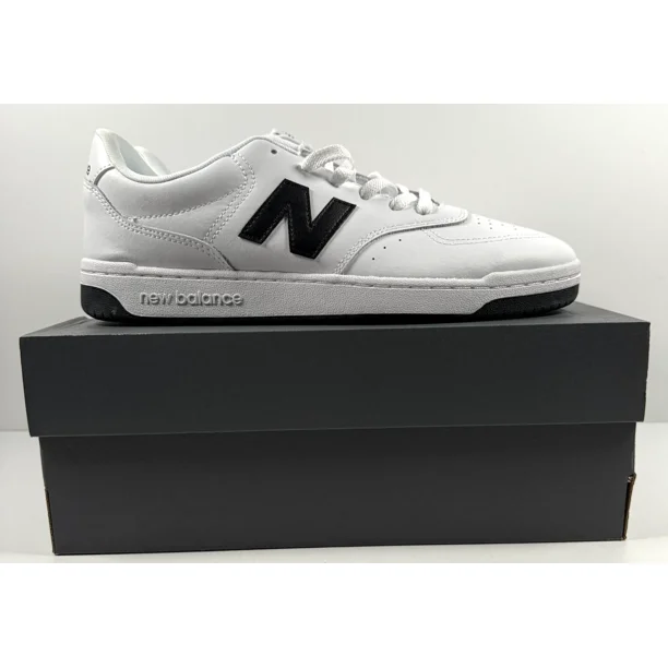 New Balance Shoes Mens Size 12 BB80BNN White Black Lifestyle Sneaker Casual